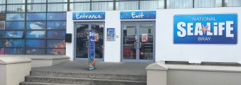 Entrance doors to sealife centre