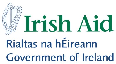 Irish Aid Logo with Harp 
