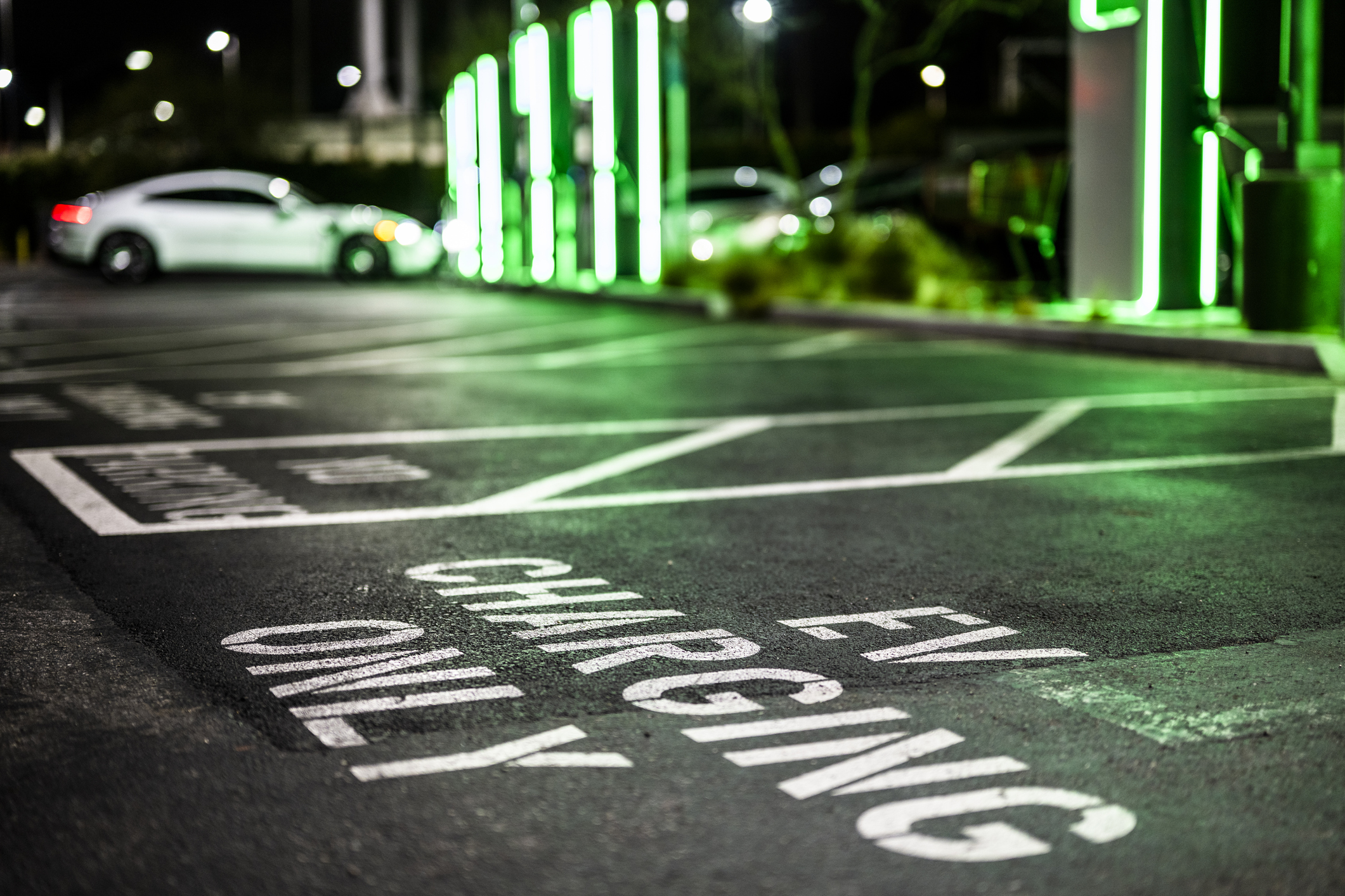 parking space for electric vehicle