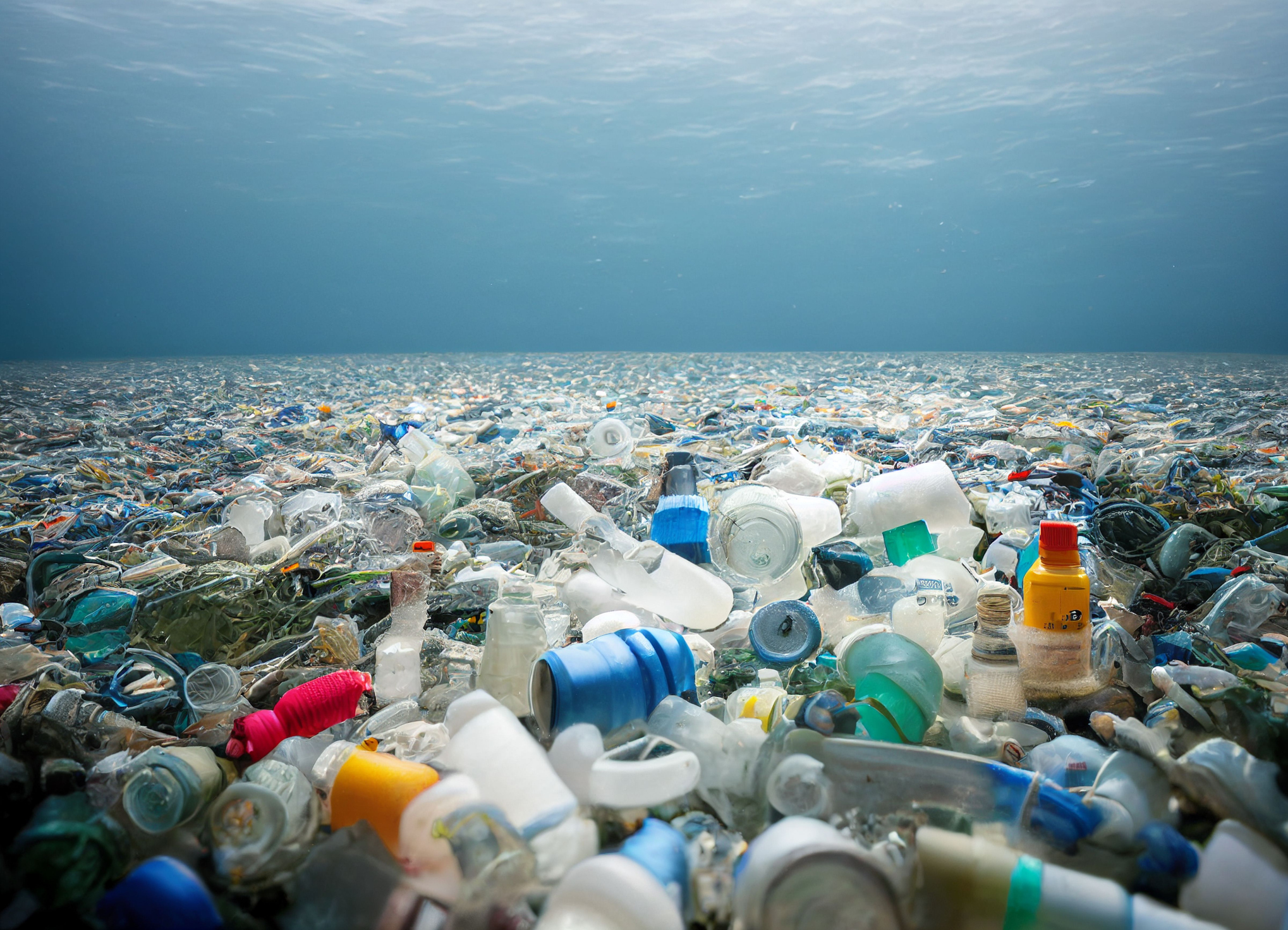 panorama of plastic waste 