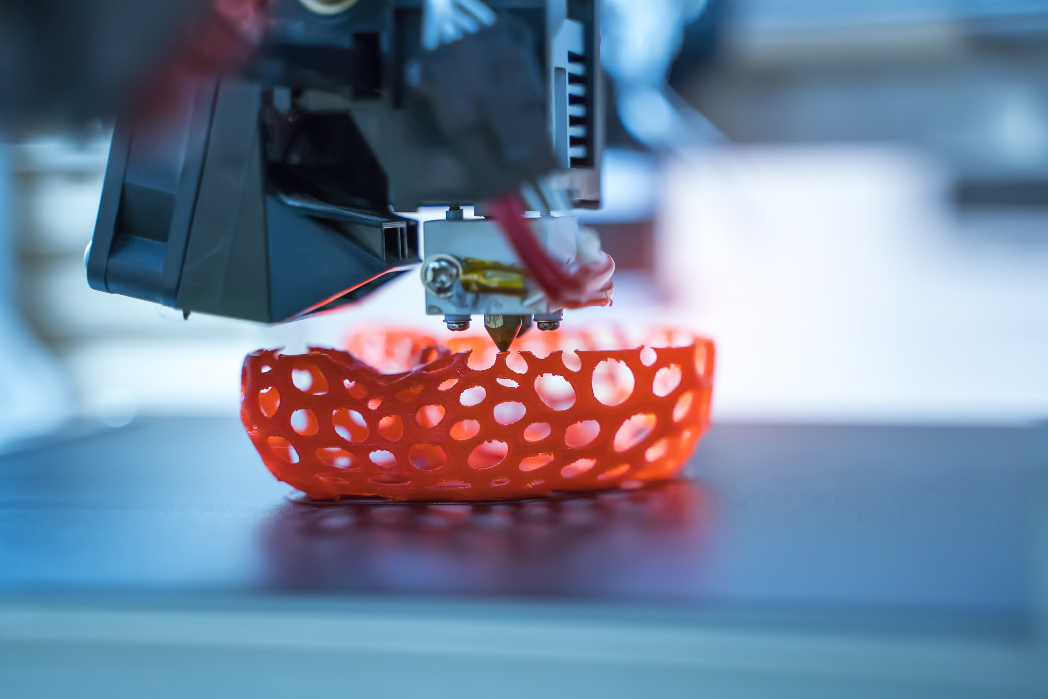 delicate printing by a 3D printer
