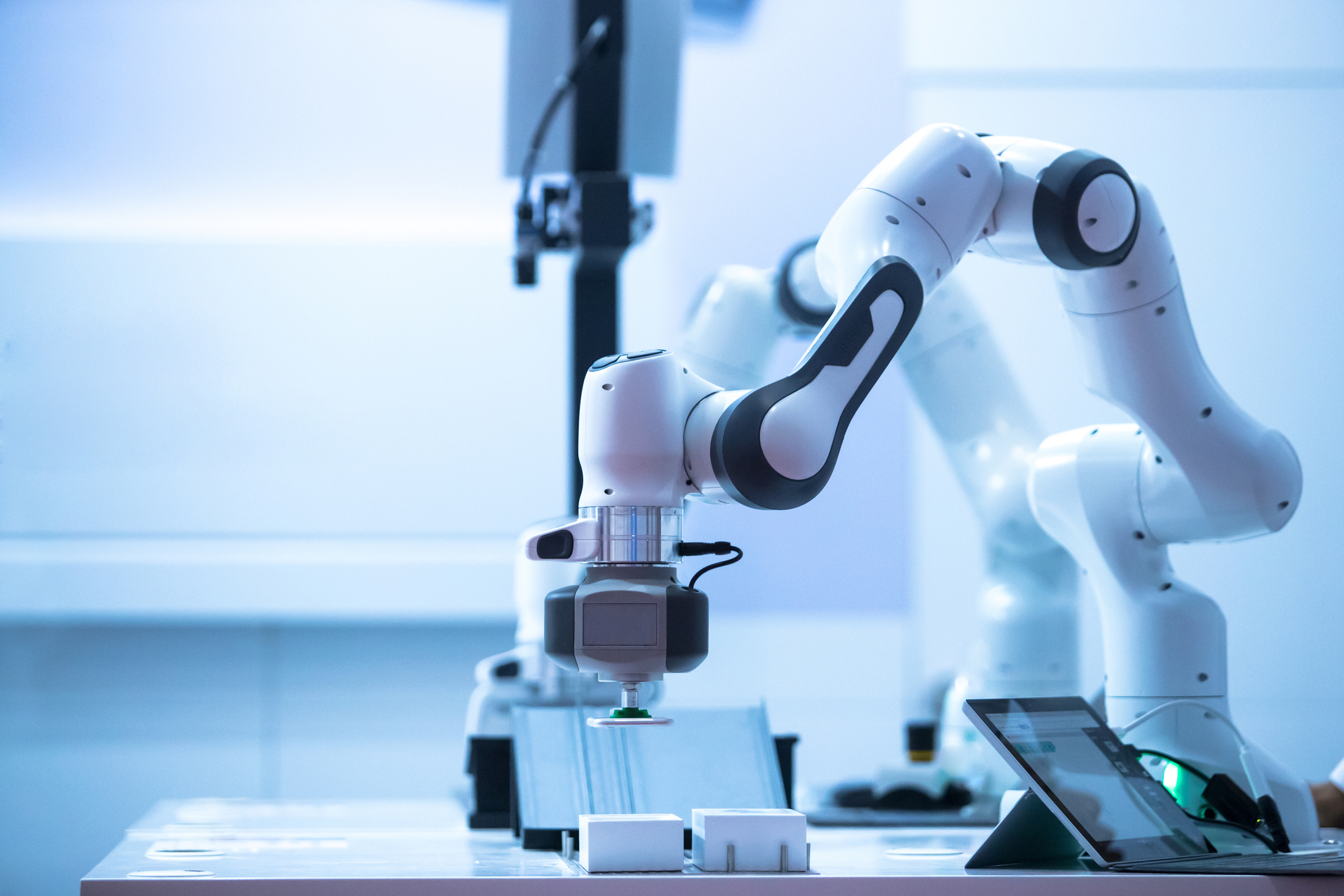 robotic arm bending
