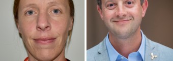 close up image of Dr. Corinna Sadlier Consultant in Infectious Diseases at Cork University Hospital & Prof. Liam O'Mahony, Dept. of Medicine and School of Microbiology, 