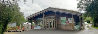 The front entrance to Leitrim Organic Centre