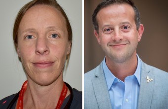 close up image of Dr. Corinna Sadlier Consultant in Infectious Diseases at Cork University Hospital & Prof. Liam O'Mahony, Dept. of Medicine and School of Microbiology, 