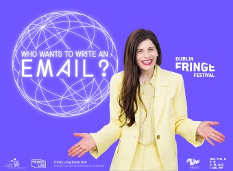 Artist and performer, Laura Allcorn, is the co-creator of the new Fringe Festival comedy quiz show ‘Who Wants To Write An Email? Image: Ashley Courter