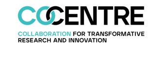 Co Centre Logo in green and black with text: Colaboration for Transformative Research and Innovation.