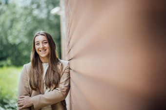 This image shows Claire Boles, PhD student at SSPC