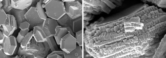 A picture of fluocerite and bastnasite as seen under microscope.